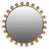 Handmade Round Gold Aurora Wall Mirror