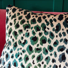 Load image into Gallery viewer, Handmade Serpentine Leopard Print Cushion