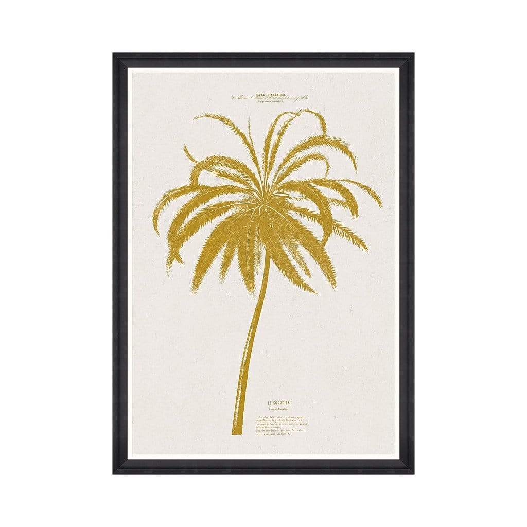 L'arbre Tropical Gold Framed Print