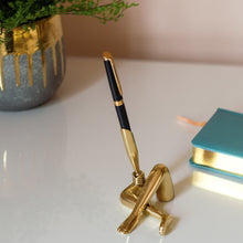 Load image into Gallery viewer, Legs Eleven Brass Pen Holder