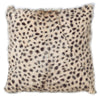 Leopard Print Goat Fur Cushion Cover