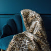 Leopard Print Super Soft Faux Fur Throw