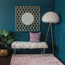 Load image into Gallery viewer, Lilac Velvet Cushion Cover with Fringing