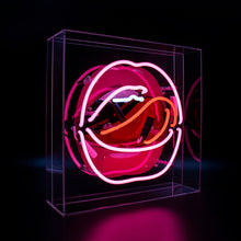 Load image into Gallery viewer, Lips Neon Acrylic Box Light