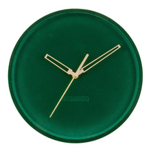 Load image into Gallery viewer, Lush Green Velvet Wall Clock