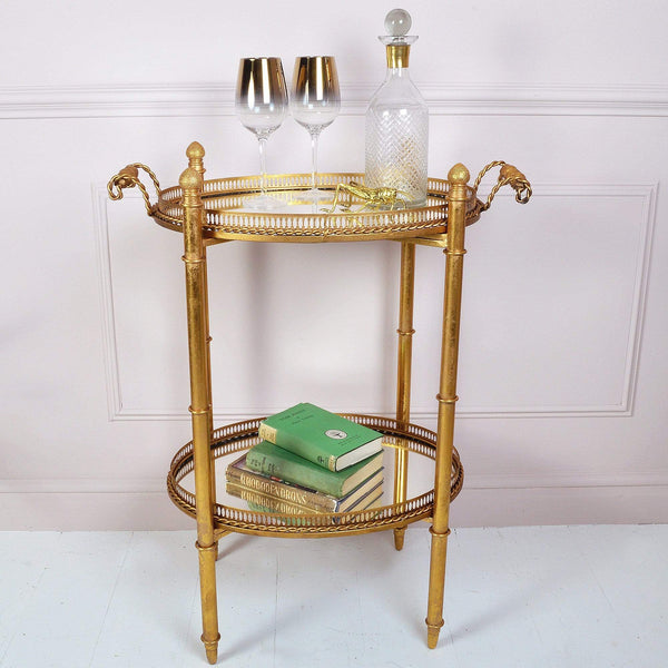 Mirrored Drinks Stand