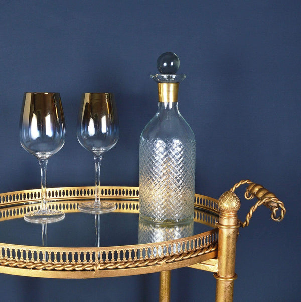 Mirrored Drinks Stand