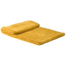 Load image into Gallery viewer, Mustard Yellow Luxurious Faux Fur Throw