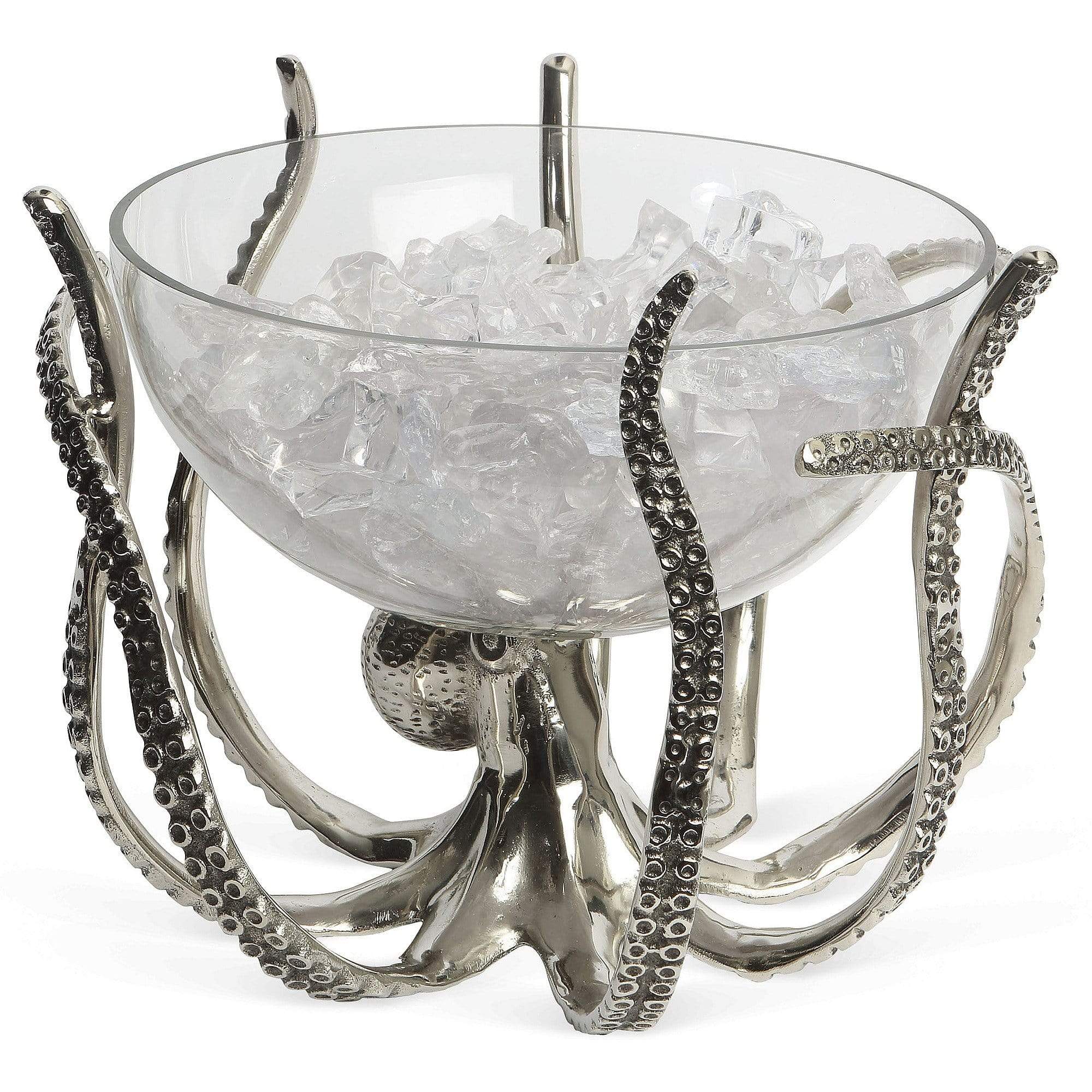 Octopus Stand and Glass Bowl