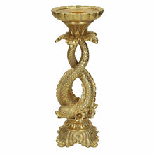 Load image into Gallery viewer, Ornate Leaping Fish Candle Holder