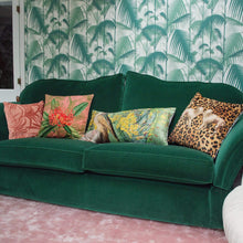 Load image into Gallery viewer, Palm Paradise Salmon Pink Cushion