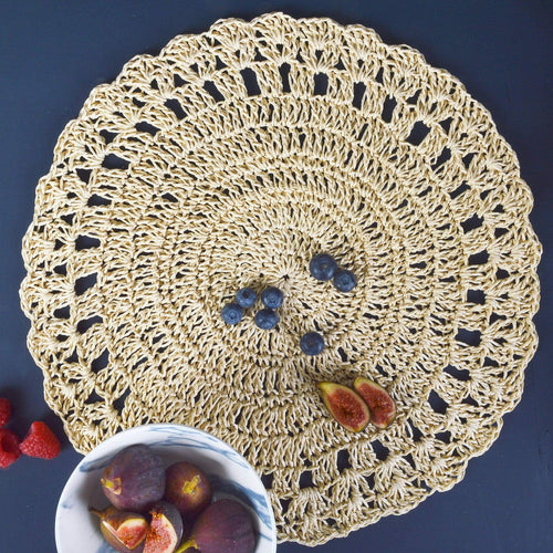 Paper Crochet Table Mat