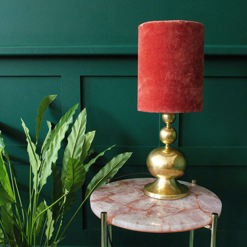 Pearl Table Lamp | Velvet Shade