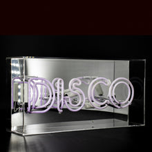 Load image into Gallery viewer, Pink Disco Neon Acrylic Box Light