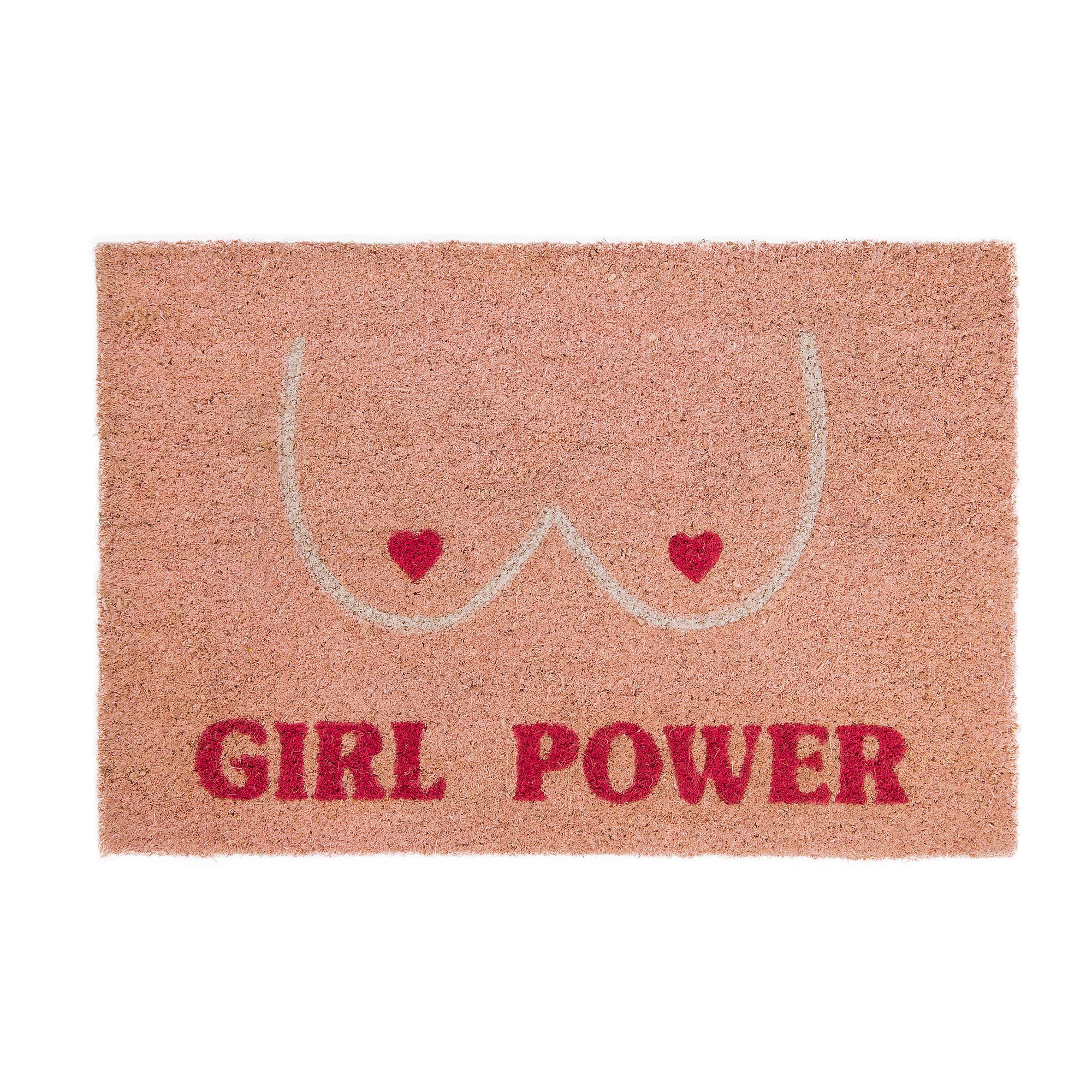Pink Girl Power Doormat