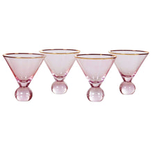 Load image into Gallery viewer, Pink Martini Gin Glasses | Set of 4