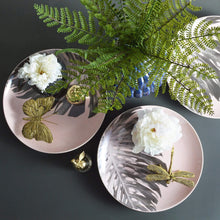 Load image into Gallery viewer, Pink Palm Leaf Plate