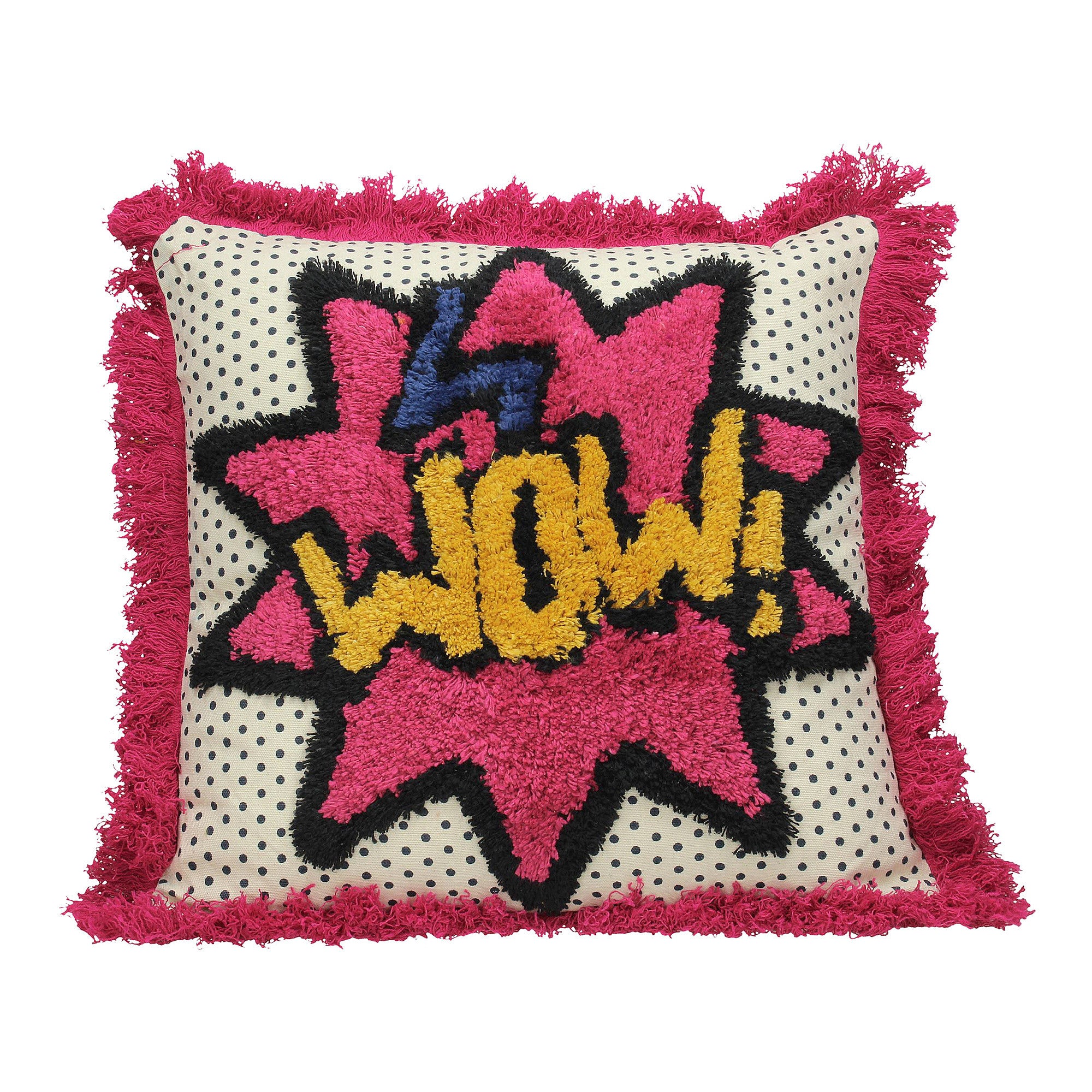 Pink WOW Popart Inspired Cushion