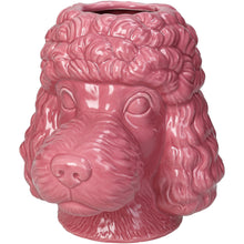 Load image into Gallery viewer, Priscilla Pink Poodle Hand Painted Plant Pot 