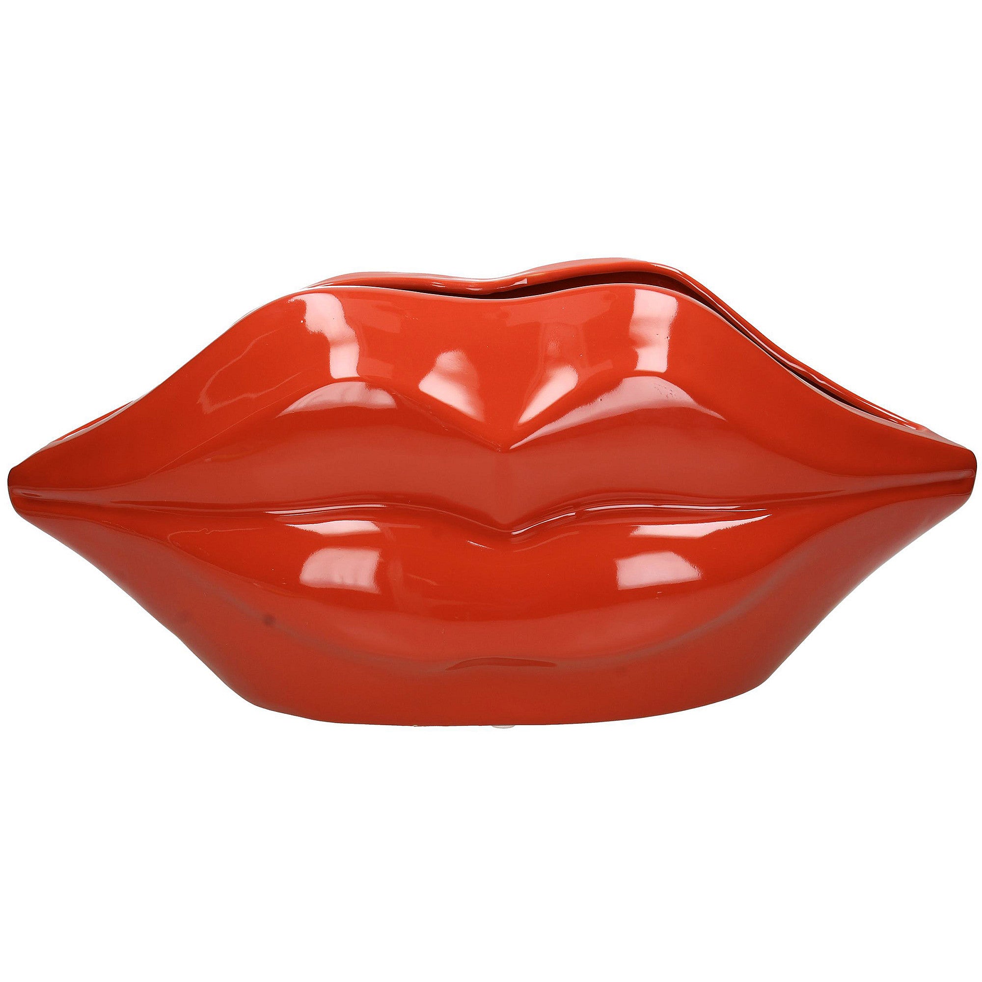 Red Luscious Lips Planter