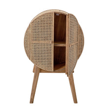Load image into Gallery viewer, Round Rattan Cabinet