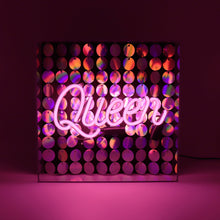 Load image into Gallery viewer, Sequin Queen Neon Acrylic Box Light