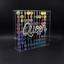 Load image into Gallery viewer, Sequin Queen Neon Acrylic Box Light