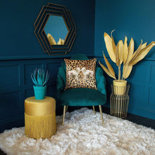 Load image into Gallery viewer, Sienna Teal Velvet Shell Chair