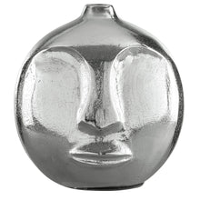 Load image into Gallery viewer, Silver Face Vase