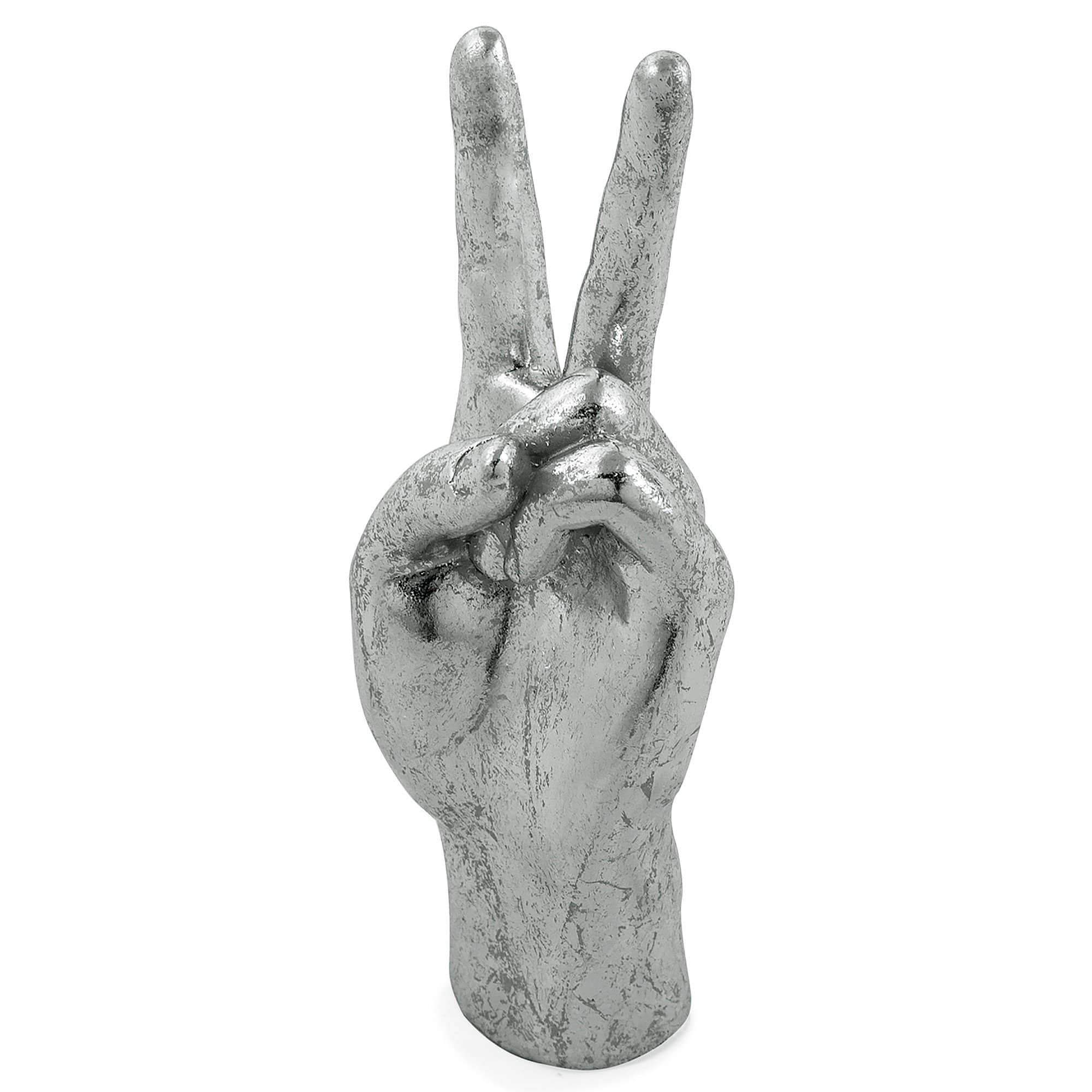 Silver 'Peace' Hand