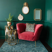 Load image into Gallery viewer, The Curvarella Cherry Pink Velvet Chair
