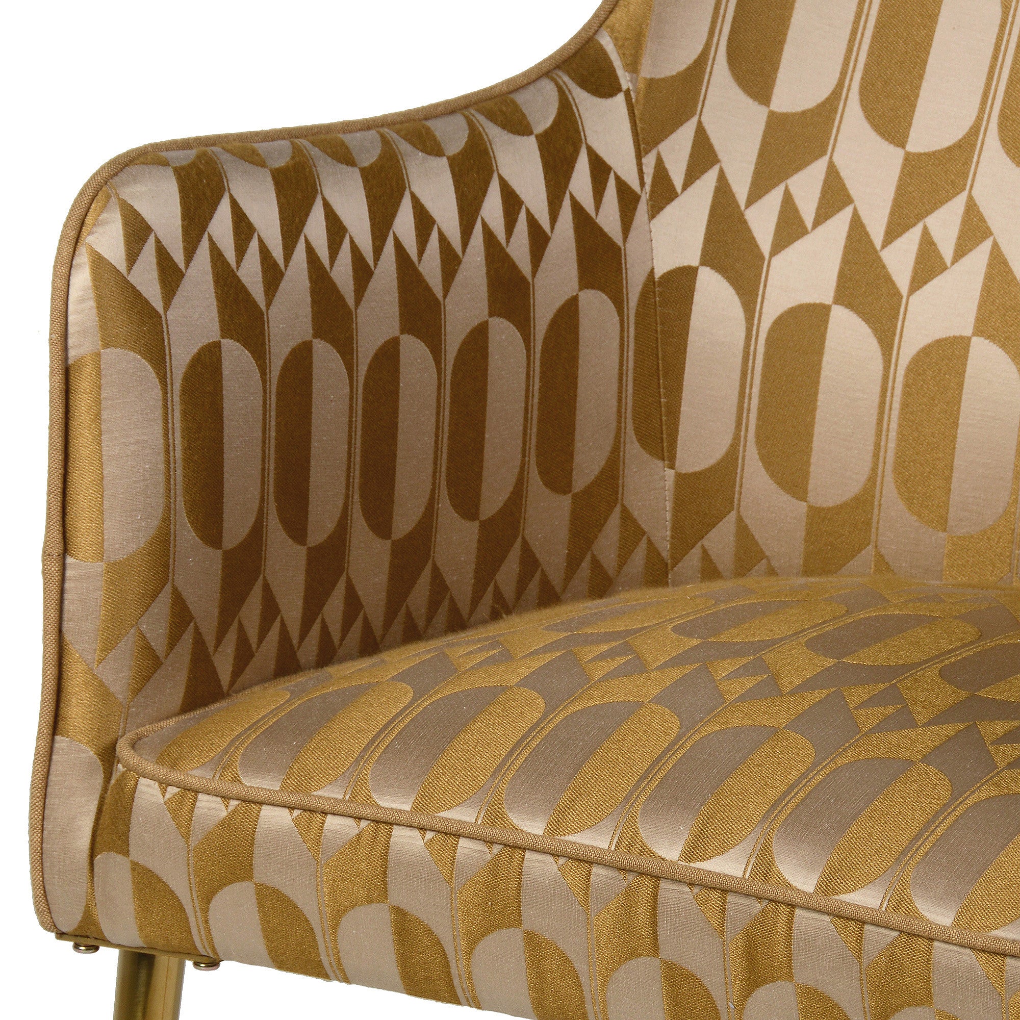 The Imelda Patterned Occasional Chair | Ochre Opulence