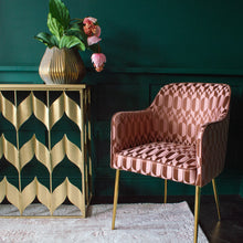 Load image into Gallery viewer, The Imelda Patterned Occasional Chair | Rose Rust