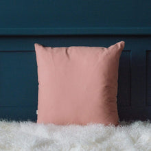 Load image into Gallery viewer, &#39;The Mimi&#39; Beaded Pink Velvet Ostrich Cushion