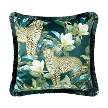 Load image into Gallery viewer, Velvet Leopard Jungle Cushion